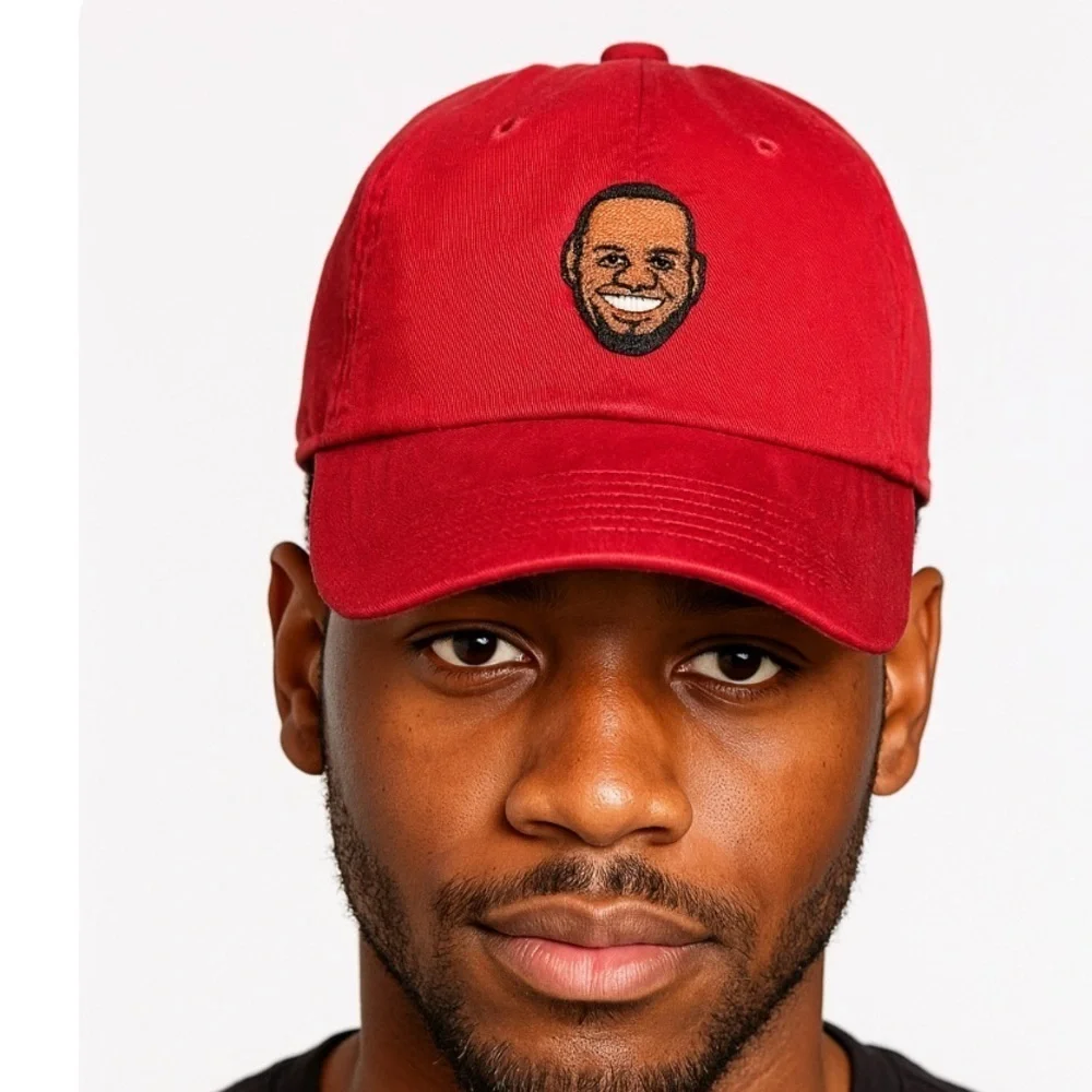 Lebron James hat cap red embroidered #23 adjustable NBA 9Twenty